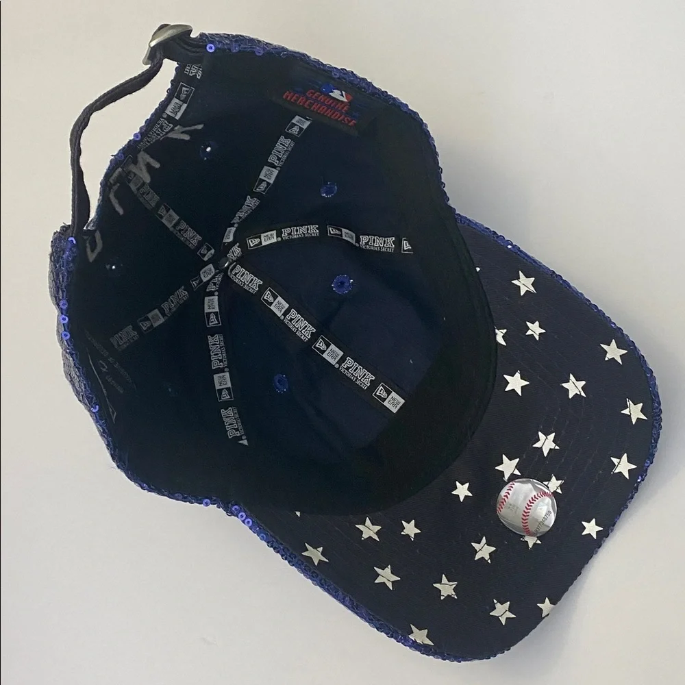 PINK Victoria's Secret MLB San Diego Padres Navy Sequin Cap